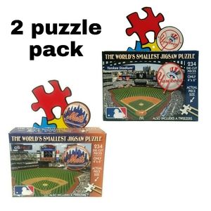 (2 Pack) MLB New York Yankees/Mets Puzzles by TDC